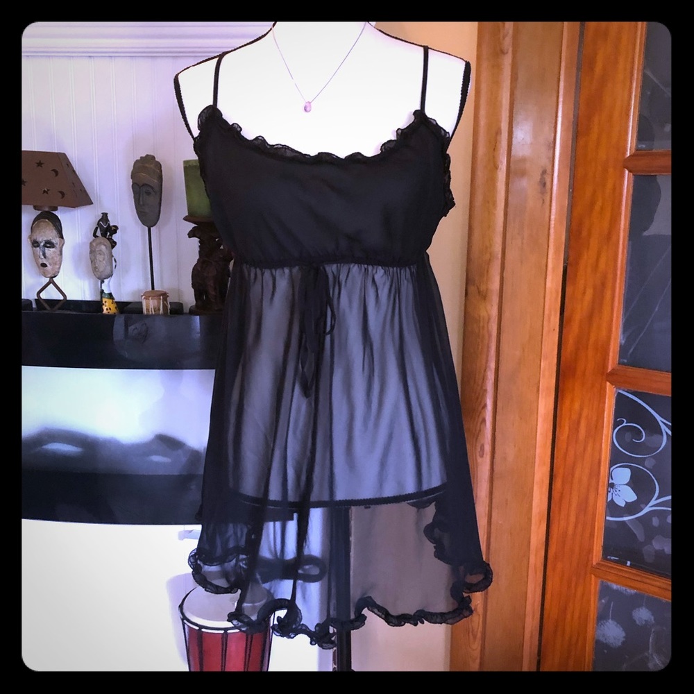 Beautiful black Victoria’s Secret nightie. SZ L
